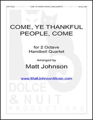 Come, Ye Thankful People, Come Handbell sheet music cover Thumbnail